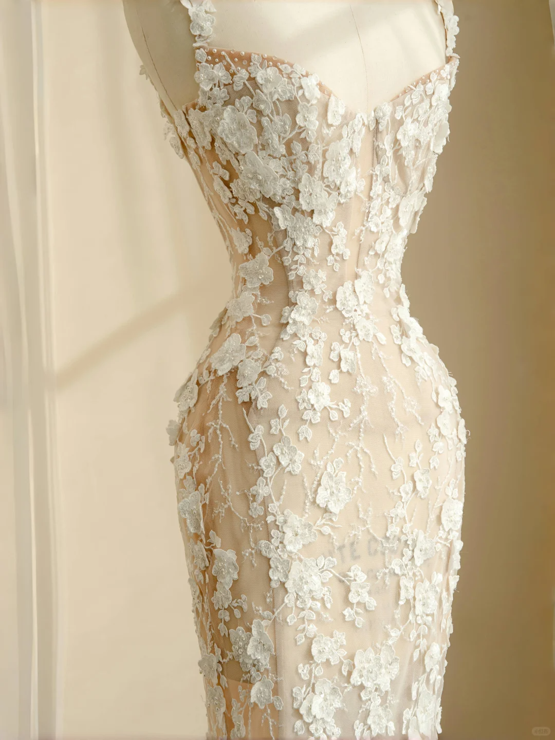 Vestido de noche elegante de sirena con apliques de encaje de tul, vestido de novia largo Y8681