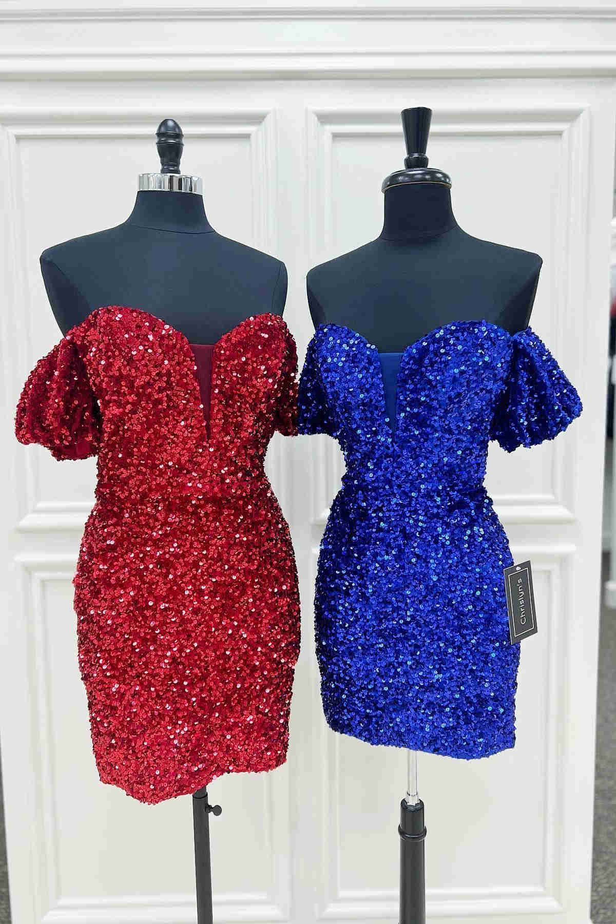 Verity | Vestido de fiesta ajustado con lentejuelas y escote en forma de corazón