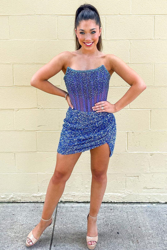 Sinead | Vestido de fiesta ajustado con corsé sin tirantes