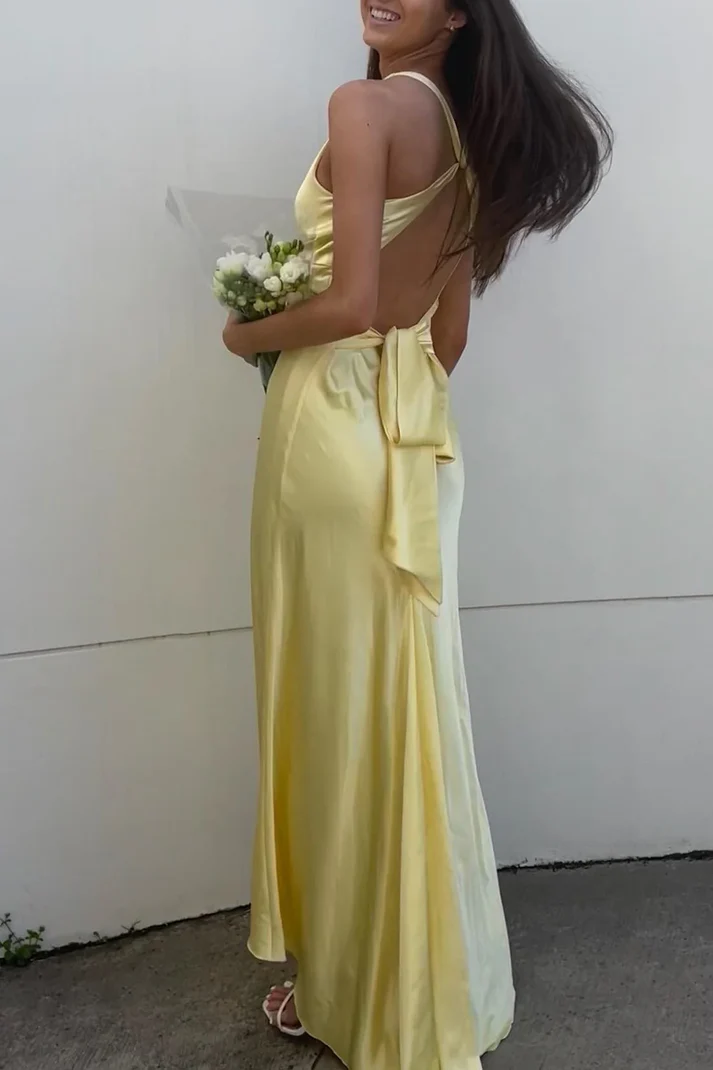 Sexy V-Ausschnitt Rückenfreies Langes Ballkleid Grünes Abendkleid Y7973