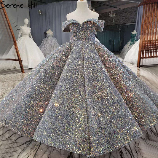 Blumenmädchenkleider Kinder Festzug Ballkleid Mädchen Hochzeit Pailletten Kleidung Für Kinder Klavier Leistung Vestido HTA0047 