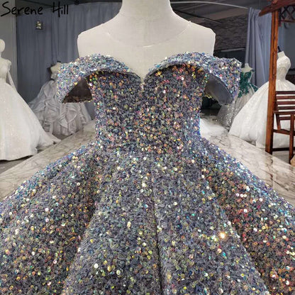 Blumenmädchenkleider Kinder Festzug Ballkleid Mädchen Hochzeit Pailletten Kleidung Für Kinder Klavier Leistung Vestido HTA0047 