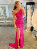 Sequin Maxi Dress Slim Fit Prom Dresses SYP106