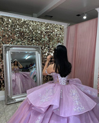 Charmantes schulterfreies Tüll-Ballkleid, Sweet 16-Kleid Y5657