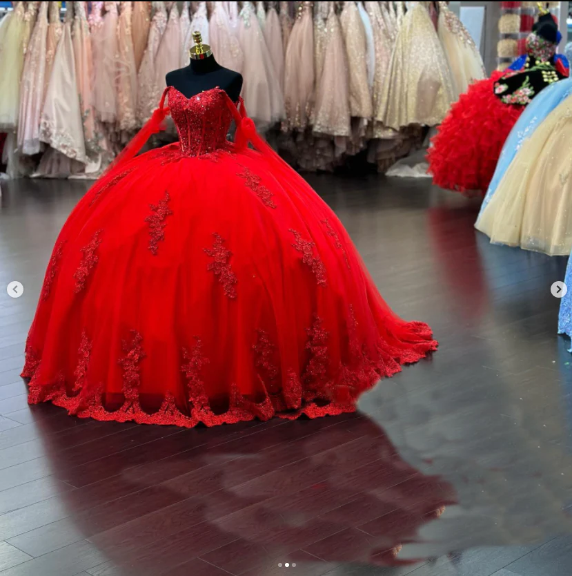 Vestido de quinceañera verde salvia con encaje y hombros descubiertos para fiesta de cumpleaños de 16 años, vestido de baile verde salvia, Y2421