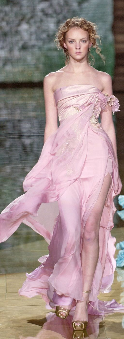 Vestido de fiesta de gasa rosa con apliques, corte en A, corte de noche Y8436