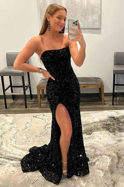 Trägerloses Kleid für den Abschlussball SYP83
