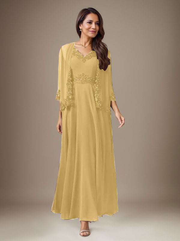 Vestido de gasa con lentejuelas en color ciruela