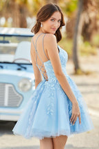Homecoming-Kleider für Teenager Tüll Junior-Ballkleid mit Taschen SYH49 