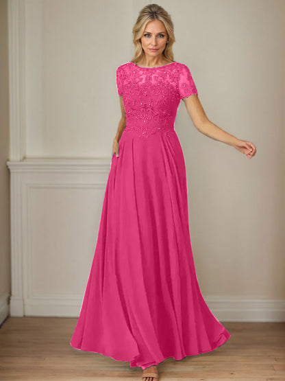 Dunkelmarineblaues A-Linien-Chiffonkleid mit U-Boot-Ausschnitt und Pailletten 