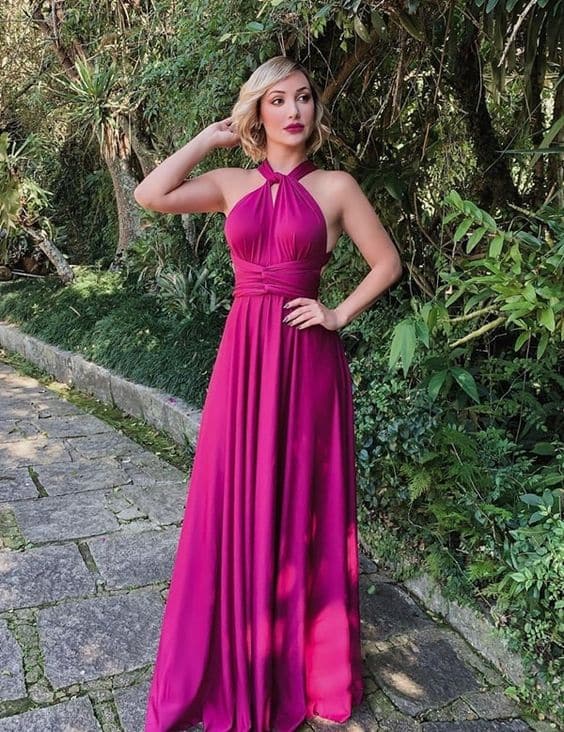 Chiffon Prom Evening Dress Formal Gown Long Prom Dresses SYP32