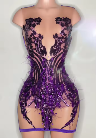 Vestido negro sexy para fiesta de bienvenida, atuendo para cumpleaños número 23 para chicas negras Y2233