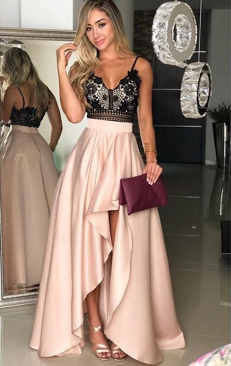 Vestido de fiesta elegante de corte A, vestido de noche de moda Y5508