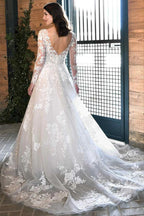 Ivory Lace Rustic Wedding Dresses Boho Wedding Dresses WD716