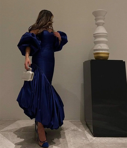 Blaue Ballkleider, Abendkleider, Partykleider, sexy Abendkleid Y4023