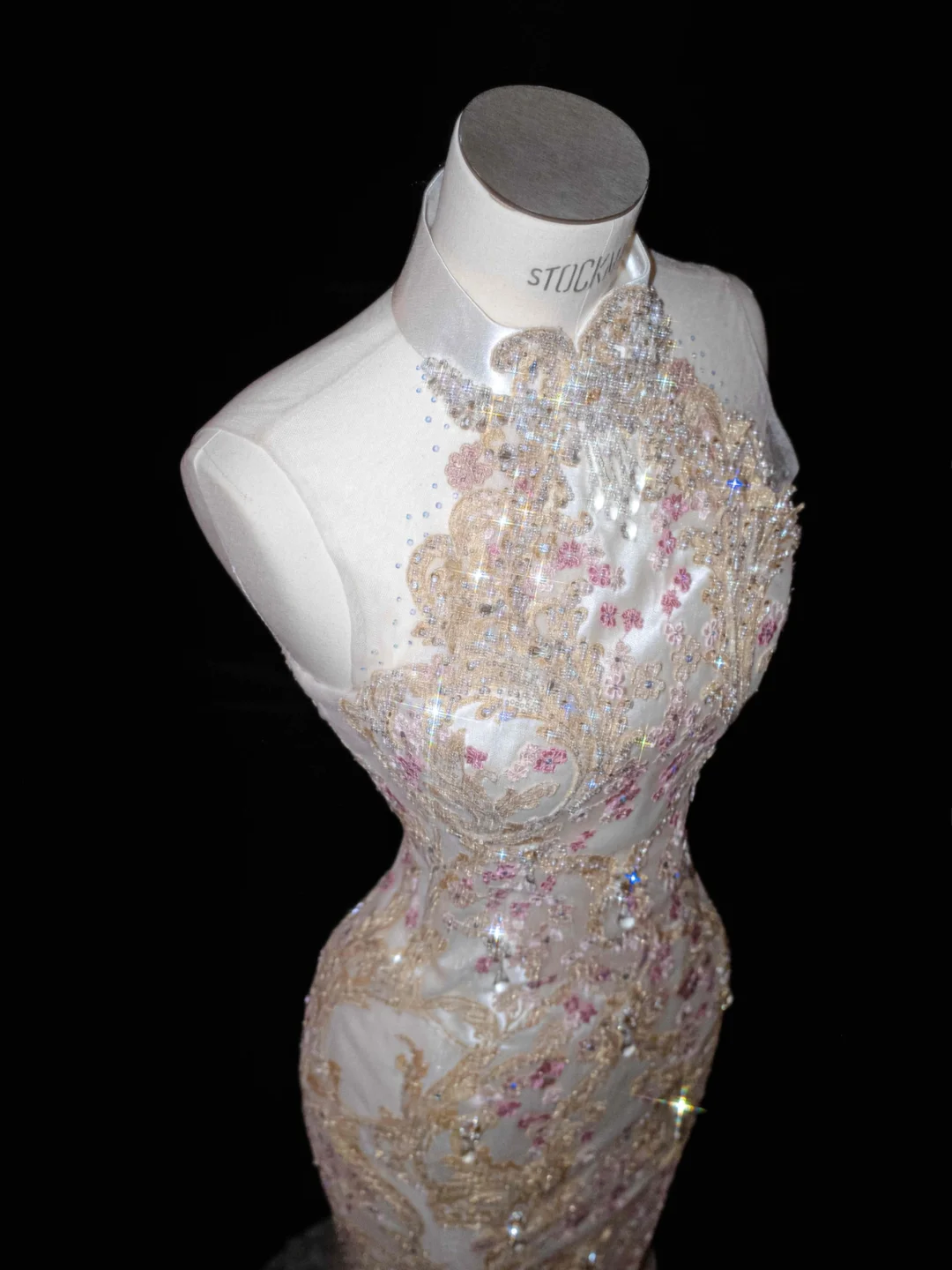 Vestido de fiesta de sirena con apliques de tul y lentejuelas, elegante, con abertura, vestido de noche formal Y8661
