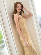 Boutique Abendkleider Luxus Partykleid Träger Meerjungfrau sexy elegantes Ballkleid 