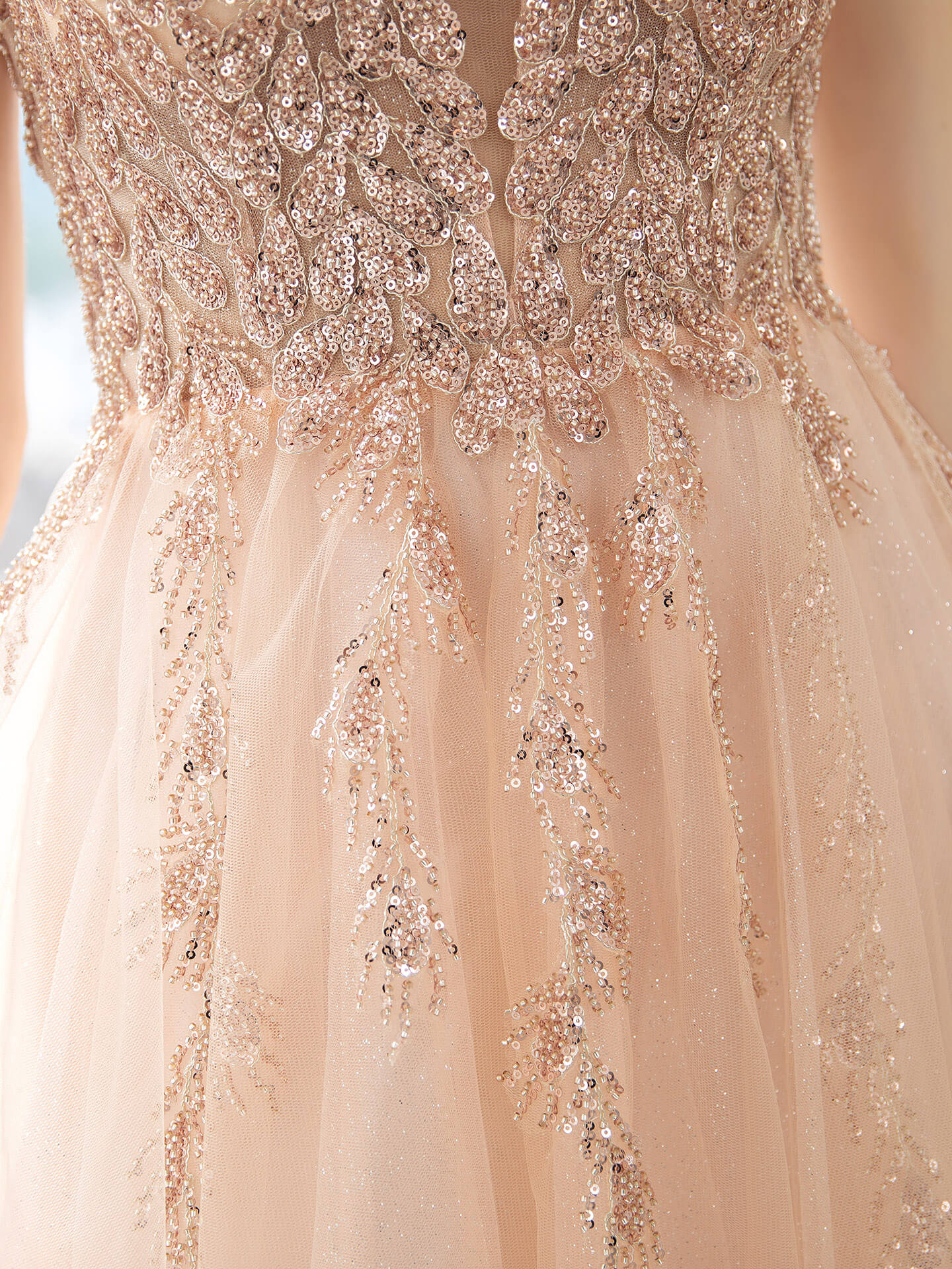 Vestido de fiesta de graduación con corte A y brillantes de hada, tirantes finos, sin mangas, largo hasta el suelo, de tul con pliegues y lentejuelas 