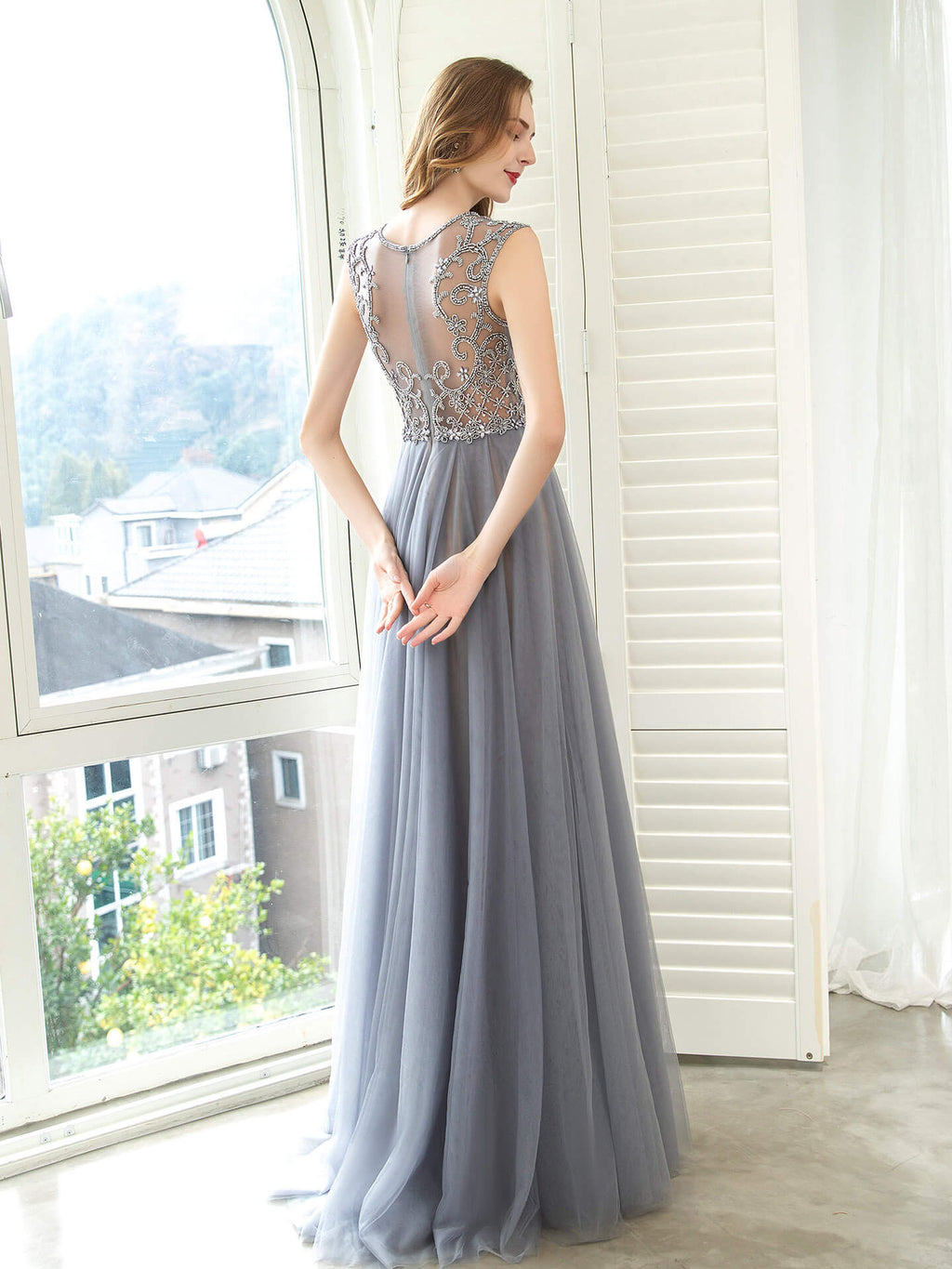 Mermaid / Trumpet Luxurious Glittering Fairy Sexy Formal Evening Dresses Prom Dresses Sleeveless