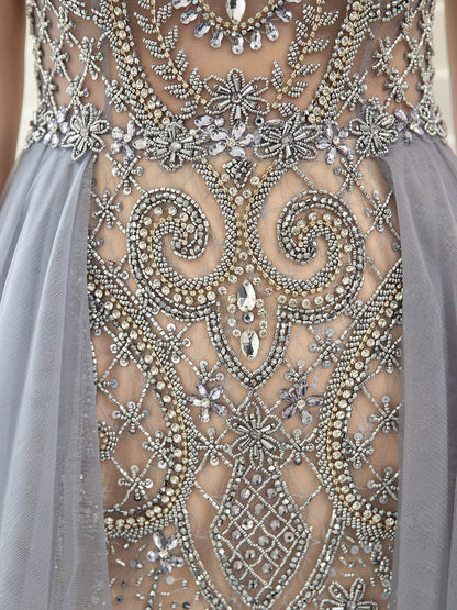 Mermaid / Trumpet Luxurious Glittering Fairy Sexy Formal Evening Dresses Prom Dresses Sleeveless