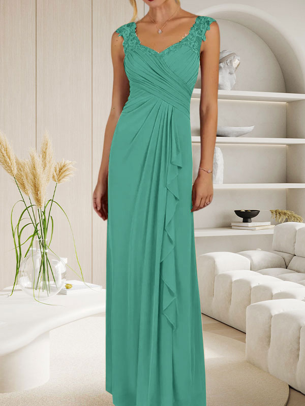 Champagnerfarbenes A-Linien-Kleid mit herzförmigem Ausschnitt und plissiertem Netzstoff