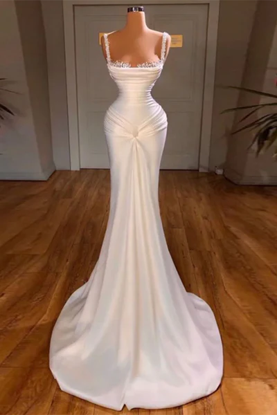 Vestido de noche largo estilo sirena con clase y encantador vestido formal Y616