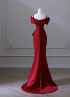 Elegante vestido de noche rojo, vestido de mujer, vestido elegante de alta gama Y6959