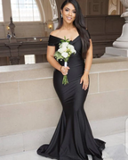 Schwarzes Hochzeitskleid/Schwarzes Maxikleid/Schwarzes Kleid/Abschlussballkleid/Abendkleid Y1725