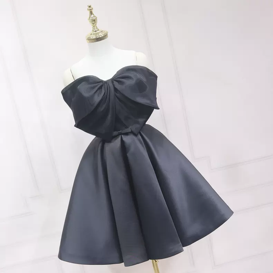 Vestido corto negro para regreso a casa, vestido de regreso a clases, talla 33