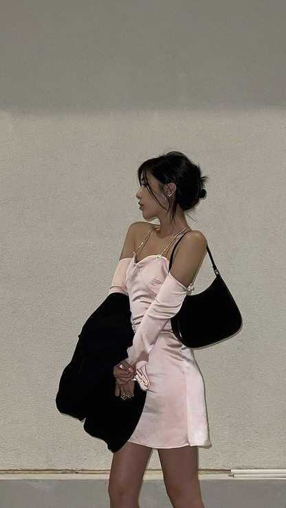 Schlichtes Etuikleid in Erröten-Rosa für den 18. Geburtstag, kurze Geburtstags-Outfits, rosa Homecoming-Kleid, Y6909
