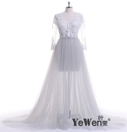 Spitzen-Umstandskleid für Fotoshootings, lange Schwangerschafts-Shooting-Kleider, elegantes Maxikleid, Babyparty 