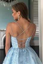 Princess Tulle Applique Halter Sleeveless Mini Dresses SYH30