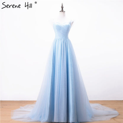 En oferta, sin devolución ni reembolso. Oferta: Vestidos de fotografía de embarazadas en azul claro con hombros descubiertos, vestidos de novia vintage con cordones y faja 2025, sexys HA2002. 