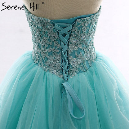Lange Schleppe Brautkleid Trägerlos Perlen Blumen Tüll Sexy Off The Shoulder Brautkleid 2025 Echtbild HM66253