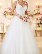 MANRAY Beach Wedding Dress With Detachable Skirt See Through Back Bridal Gowns Lace Appliques Sleeveless Vestidos De Mariee-payinti