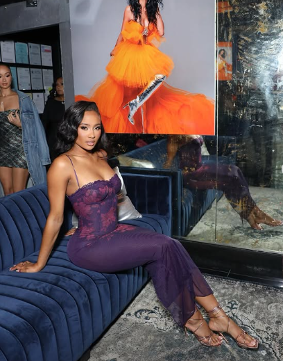 Lila Spaghettiträger Spitze Chiffon Print Blumen Etuikleid Ballkleid Abendkleid Y8245