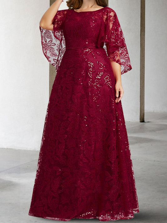 Vestidos de madre de la novia de corte A/princesa con apliques y lentejuelas