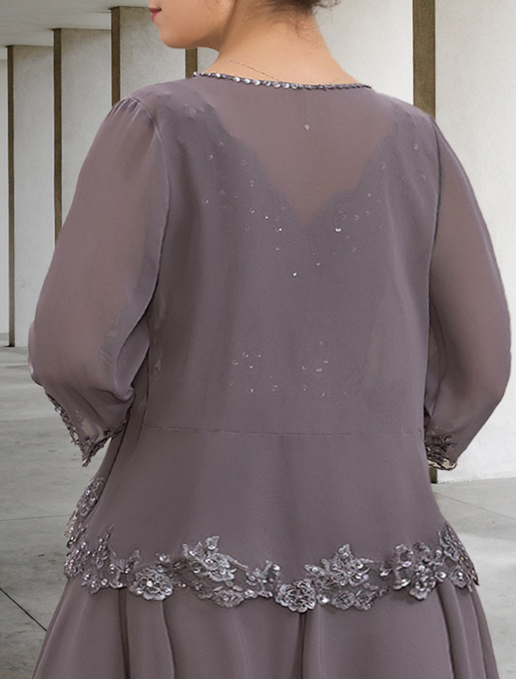 Vestidos de madre de la novia de corte A/princesa con apliques y lentejuelas