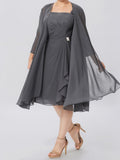 Vestidos de madre de la novia de corte A/princesa con chaqueta