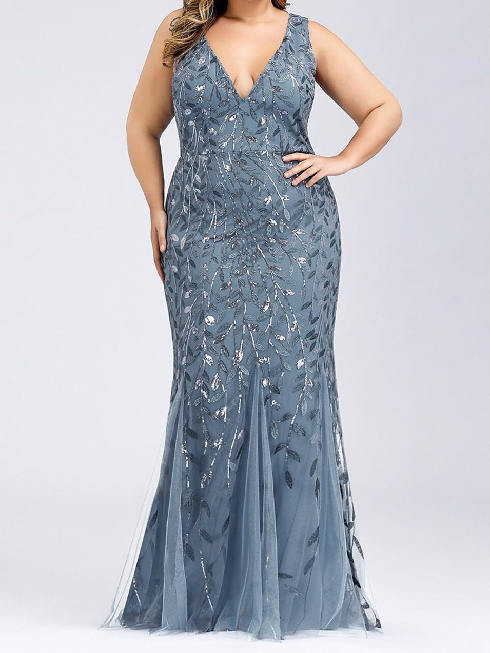Vestidos de madre de la novia de corte trompeta/sirena con lentejuelas