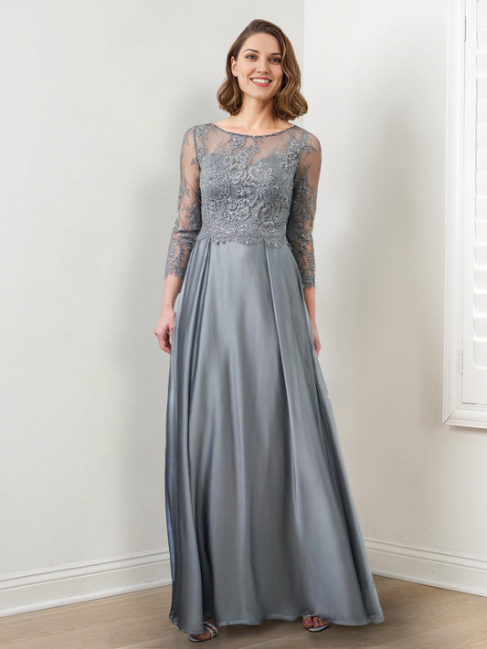Vestidos de madre de la novia de corte A/princesa con apliques y lentejuelas