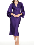 Vestidos para madre de la novia con escote en V, largo hasta la rodilla y corte tubo/columna