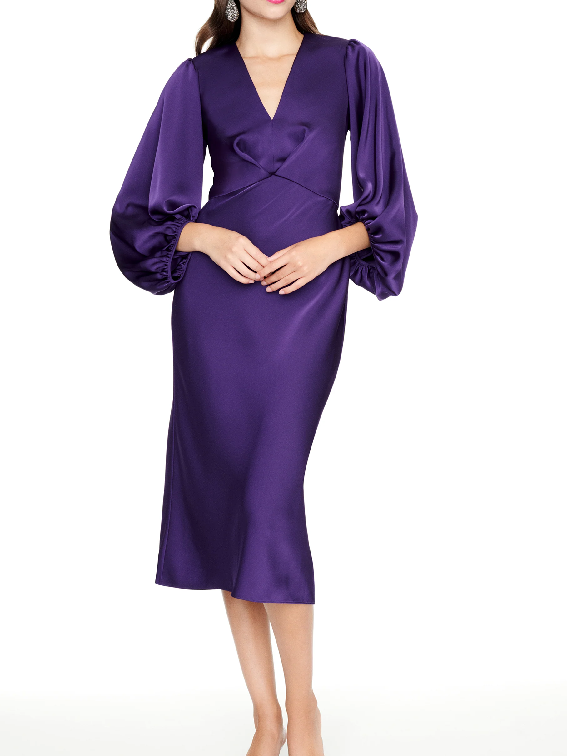 Vestidos para madre de la novia con escote en V, largo hasta la rodilla y corte tubo/columna