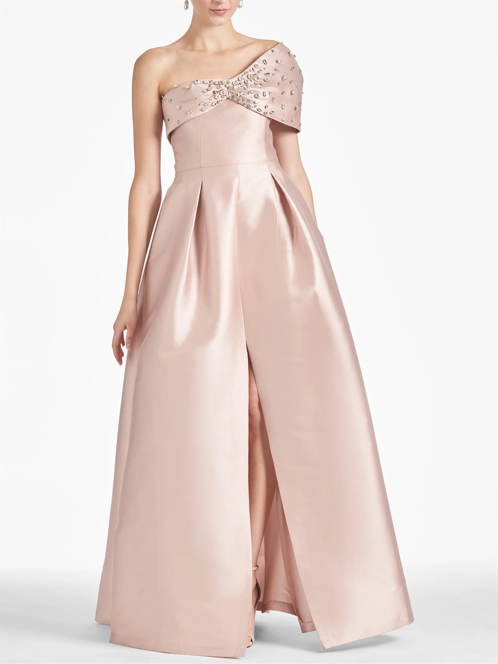 A Line/Princess One Shoulder Floor-Length Mother of the Bride Dresses
