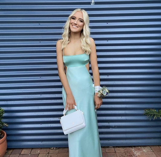 Sexy Cut-out Waist Long Evening Dress Charming Party Gown Y4459
