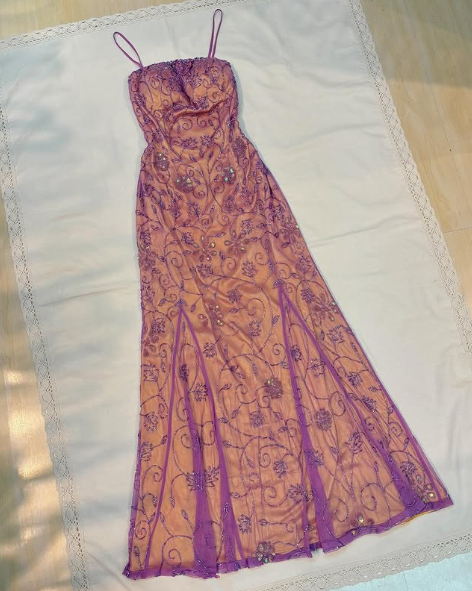 Lujoso vestido de noche de sirena con tirantes finos de tul Y8137