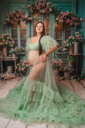 Mesh Maternity Photoshoot Dress SY025