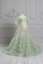 Mesh Maternity Photoshoot Dress SY025