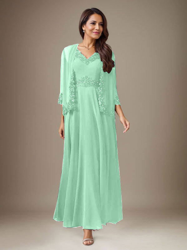 Vestido de gasa con lentejuelas en color ciruela