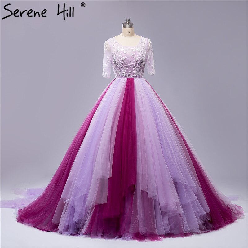 En oferta, sin devolución ni reembolso, vestidos de novia con espalda descubierta y cuentas de colores variados, vestido de novia sexy para mujer y niña, vestido de novia 2025, foto real HA2054